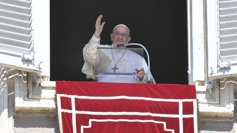 Papa Francisco na "Segunda-feira do Anjo" (10) após a Páscoa | Foto: Vatican Media